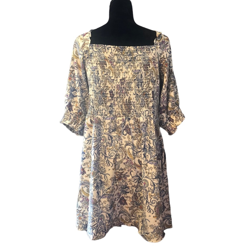 GoodThreads Paisley Print Elastic Summer Dress size XXL